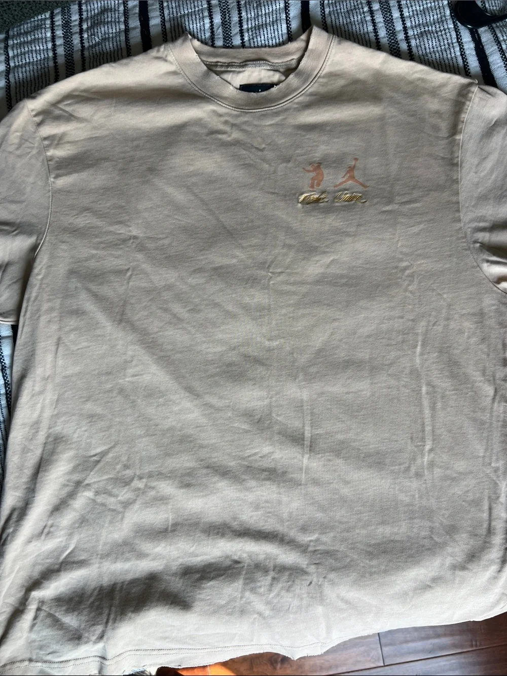 Jordan x Union M J T-Shirt White Onyx (Beige) -Large- DM2843-268